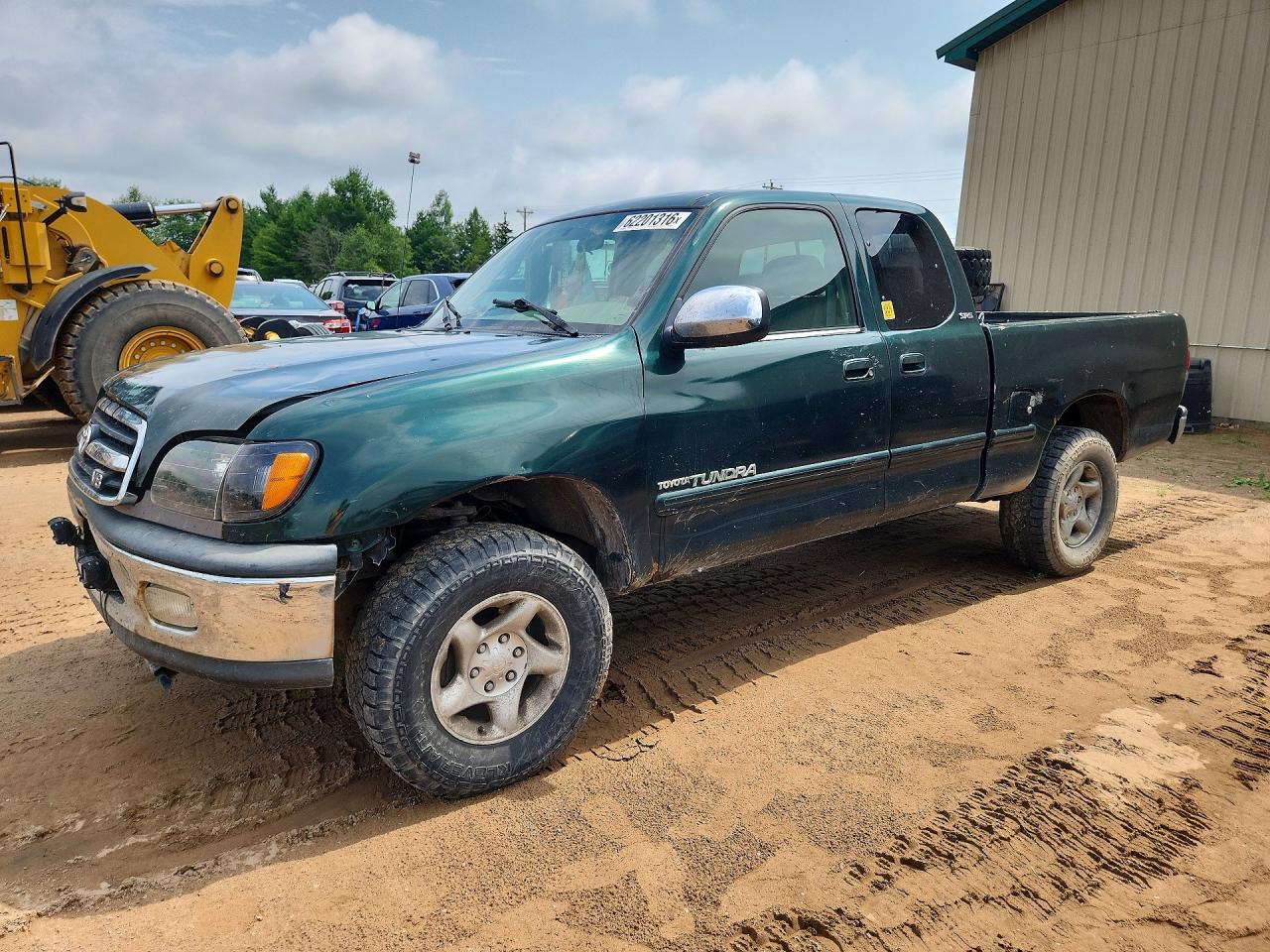 2001 Toyota Tundra Sr5 Green vin: 5TBBT441X1S202989