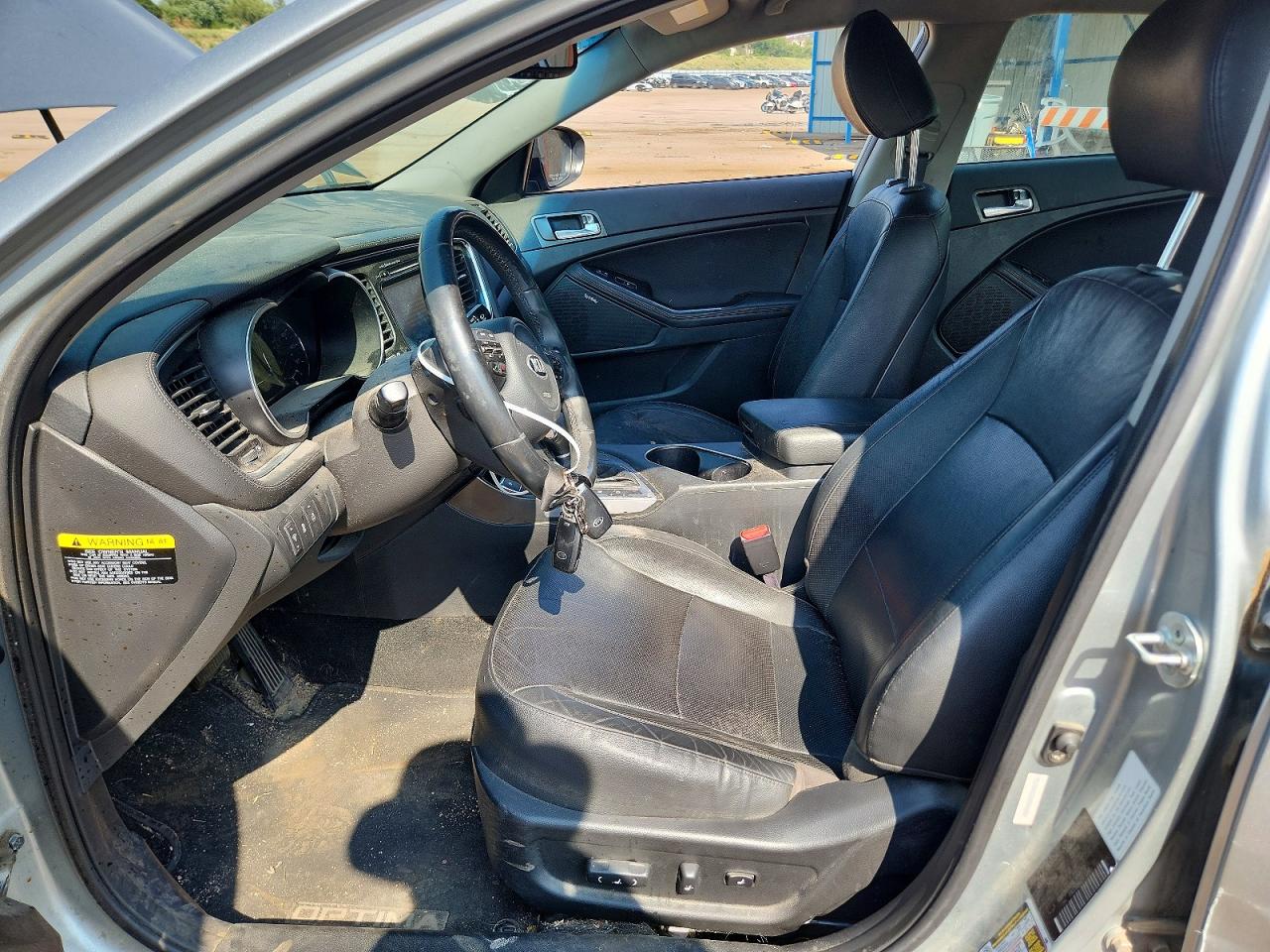 2014 Kia Optima Hybrid Silver vin: KNAGN4AD0E5068752