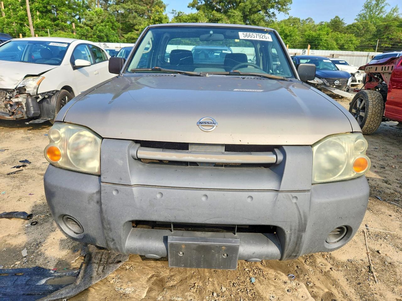 2003 Nissan Frontier King Cab Xe Silver vin: 1N6DD26T23C466838