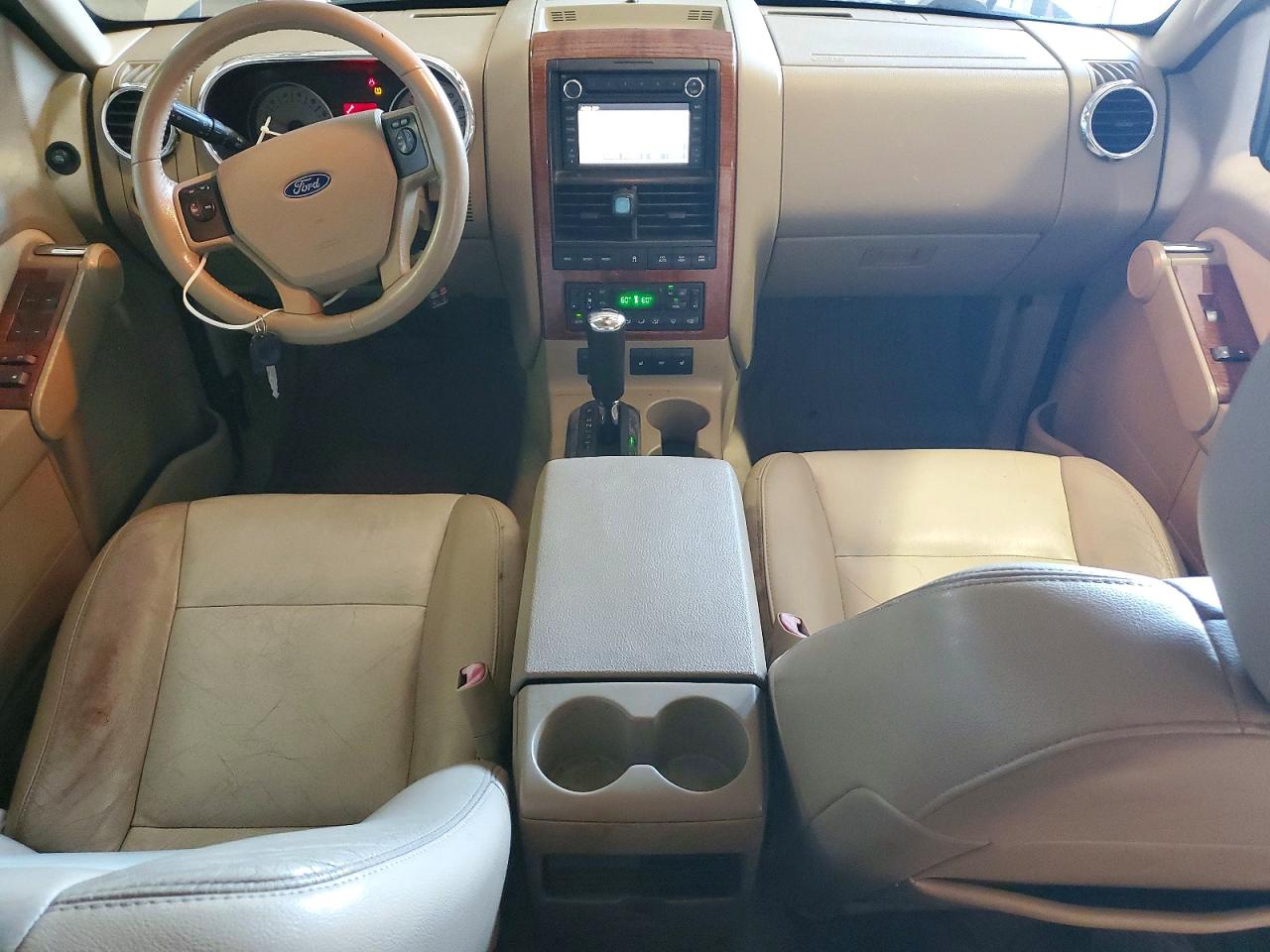 2008 Ford Explorer Eddie Bauer White vin: 1FMEU74EX8UA01164