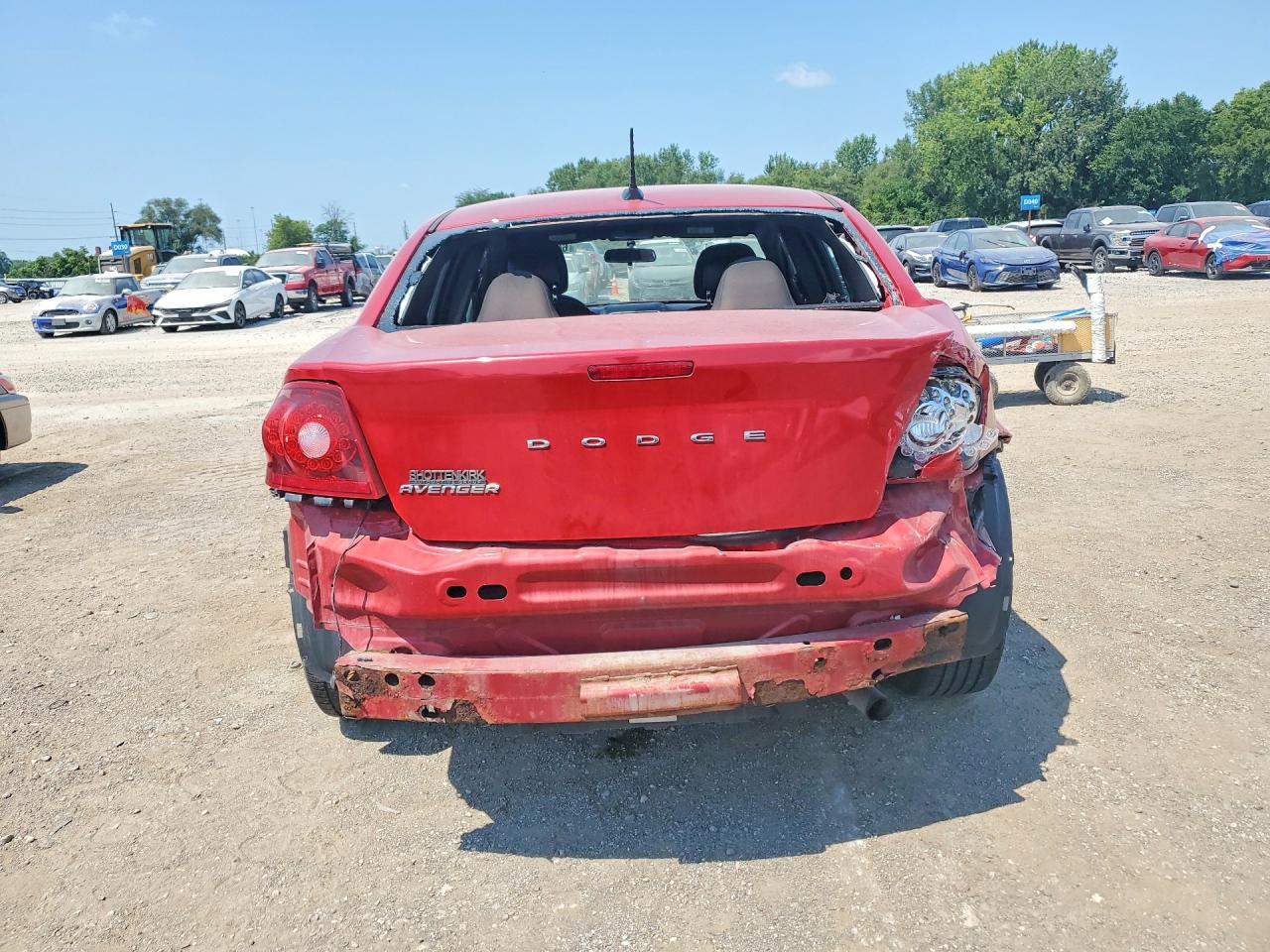 2013 Dodge Avenger Se Red vin: 1C3CDZAB7DN729714
