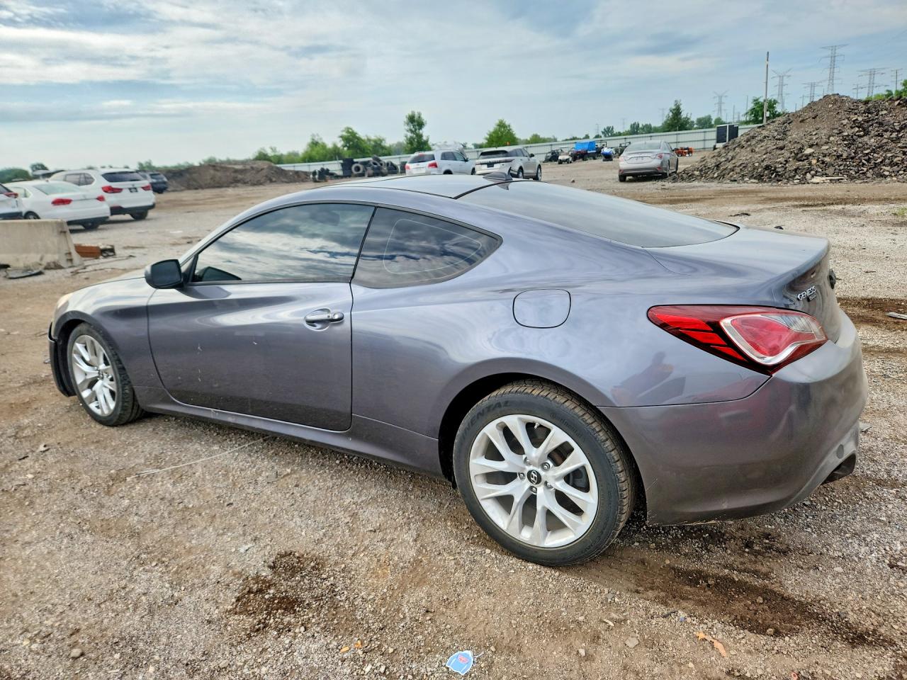 2013 Hyundai Genesis Coupe 2.0t Premium Серый vin: KMHHT6KD1DU112331