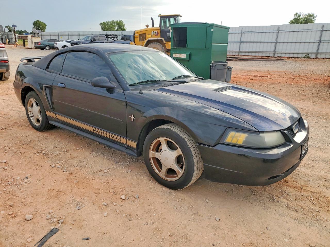 2002 Ford Mustang Black vin: 1FAFP40402F198293