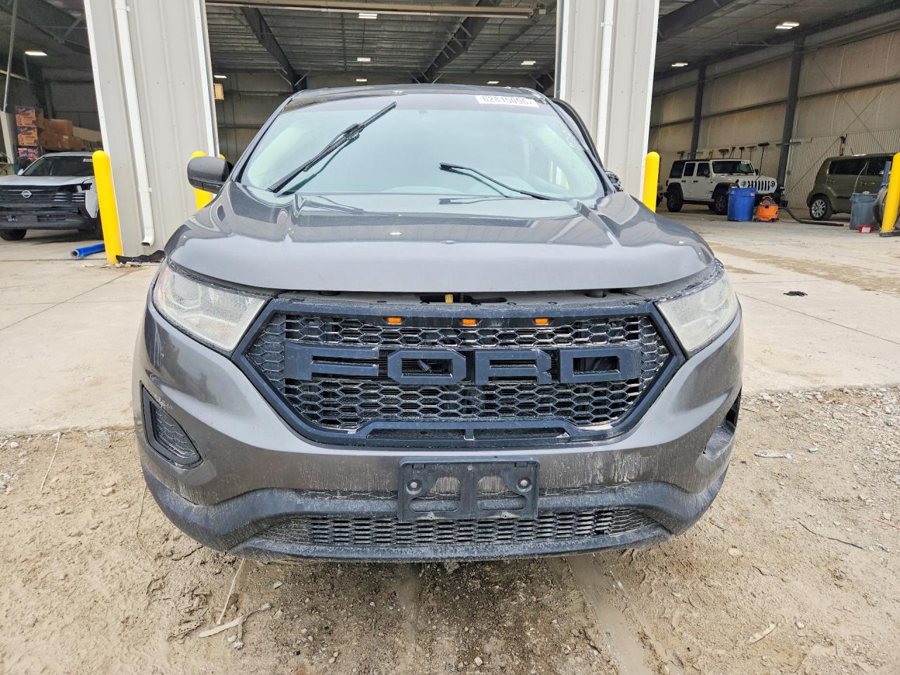 2015 Ford Edge Se Gray vin: 2FMTK4G95FBC33927