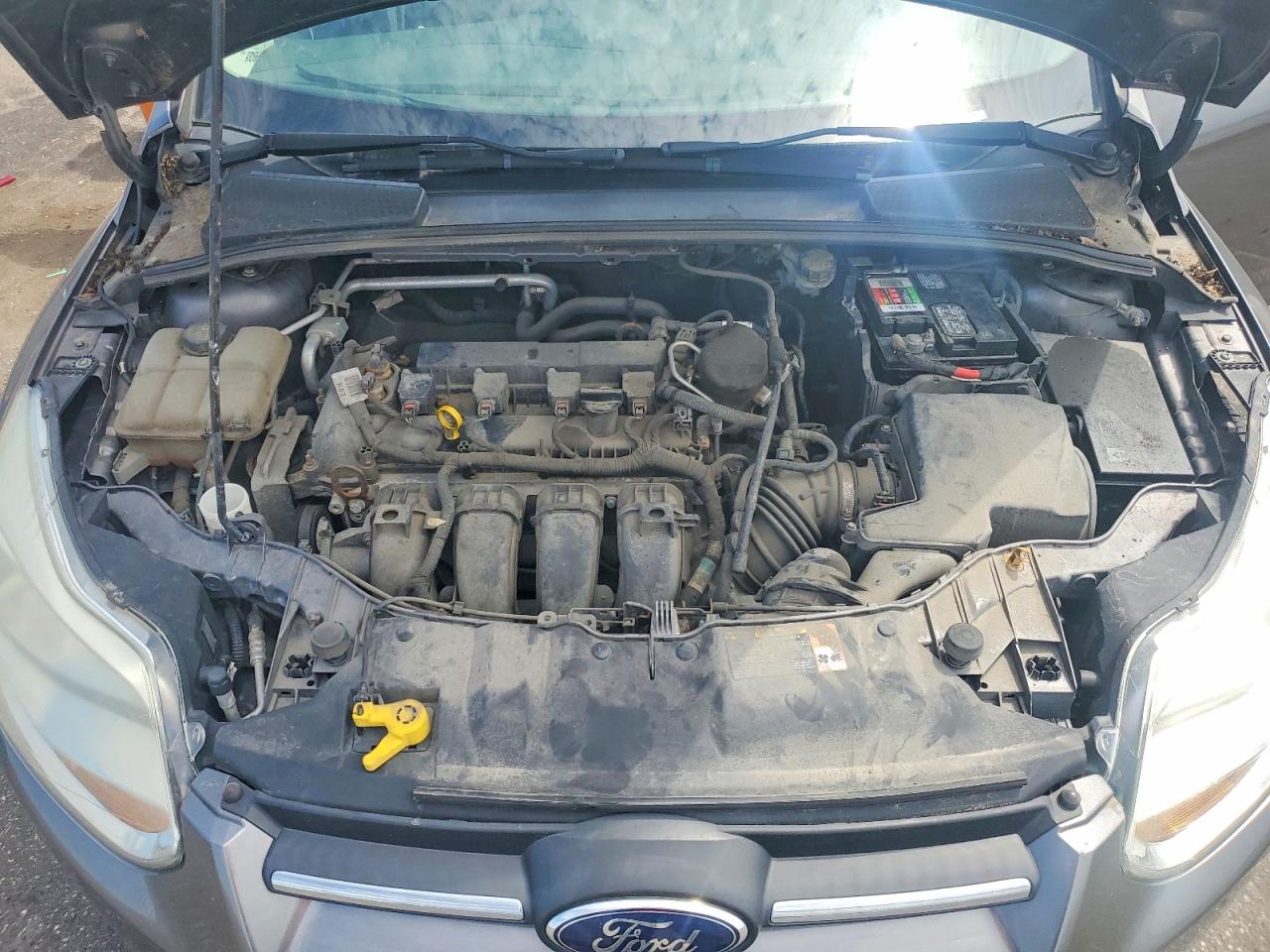 2014 Ford Focus Se Gray vin: 1FADP3F20EL228342