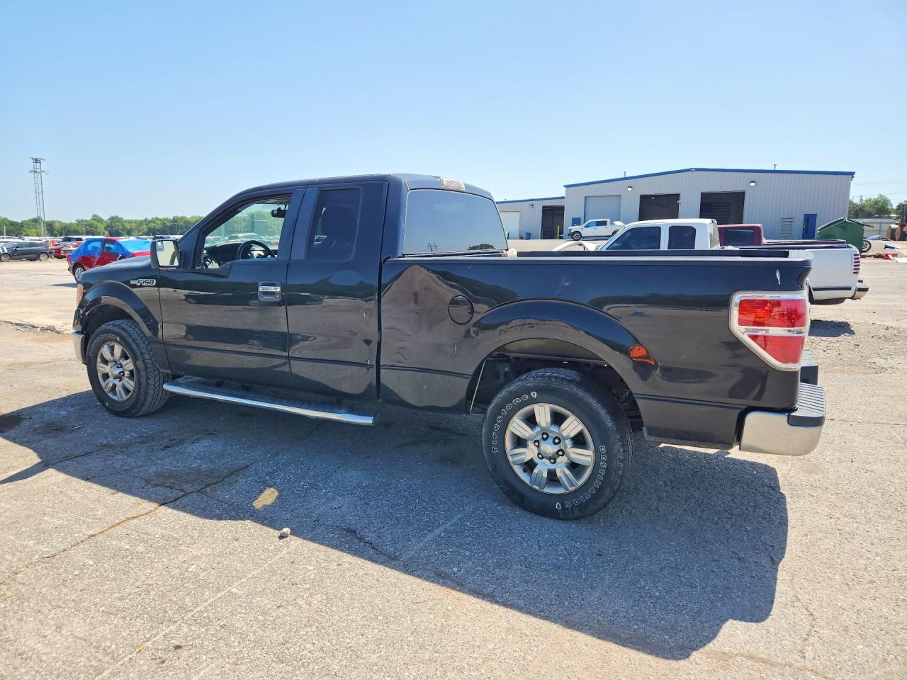 2011 Ford F150 Super Cab Black vin: 1FTEX1CM9BFA06465