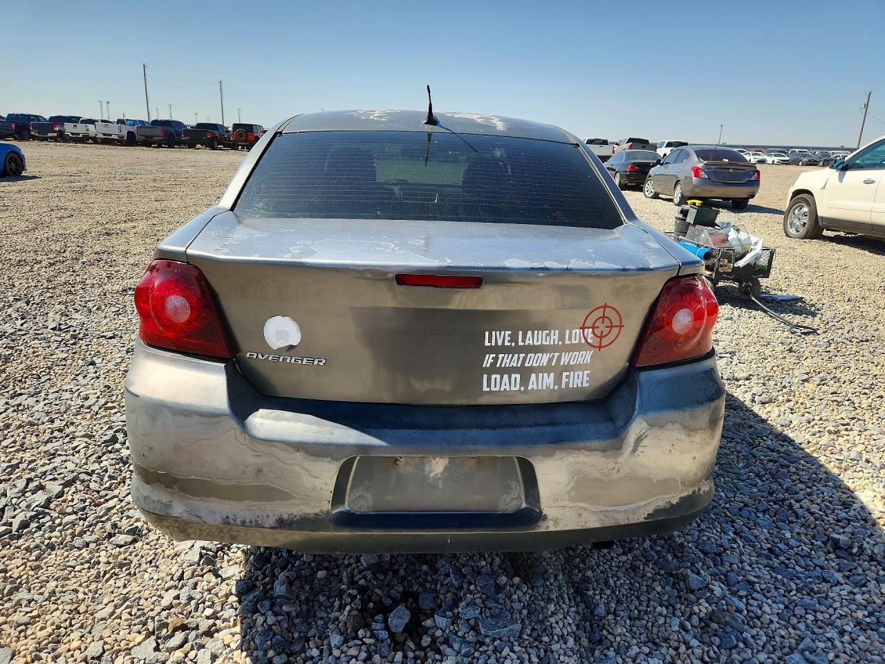 2013 Dodge Avenger Sxt Gray vin: 1C3CDZCB4DN562497