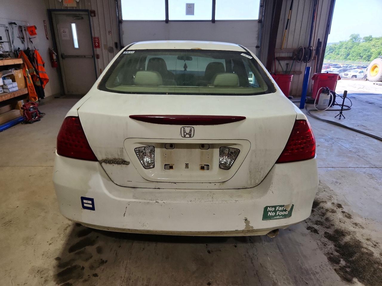 2006 Honda Accord Se White vin: 1HGCM56336A132612