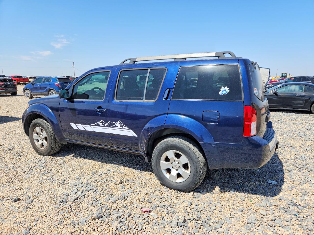2008 Nissan Pathfinder S Синий vin: 5N1AR18B88C633079