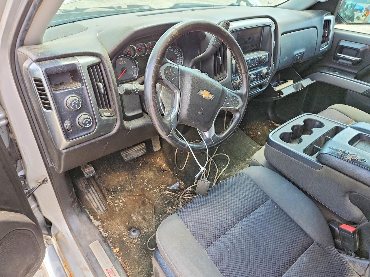2014 Chevrolet Silverado K1500 Lt Silver vin: 1GCVKREC2EZ297993