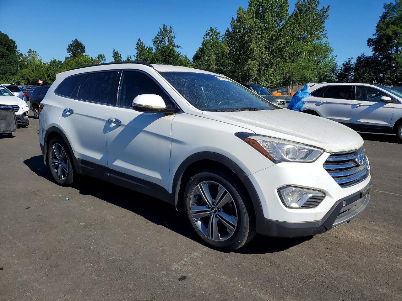 2015 Hyundai Santa Fe Limited White vin: KM8SN4HF1FU098978