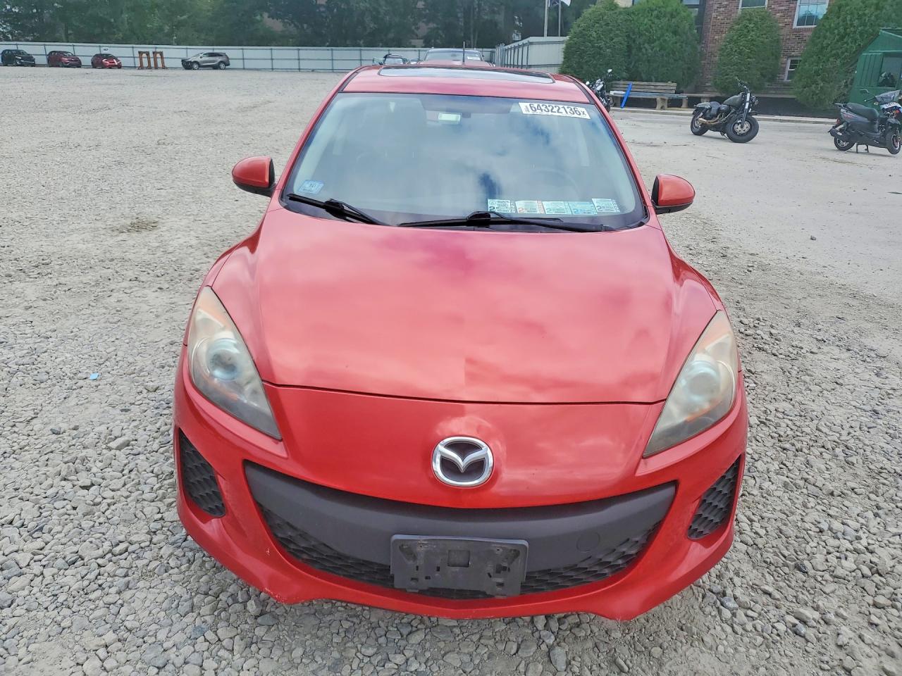 2013 Mazda 3 I Red vin: JM1BL1MP0D1823119