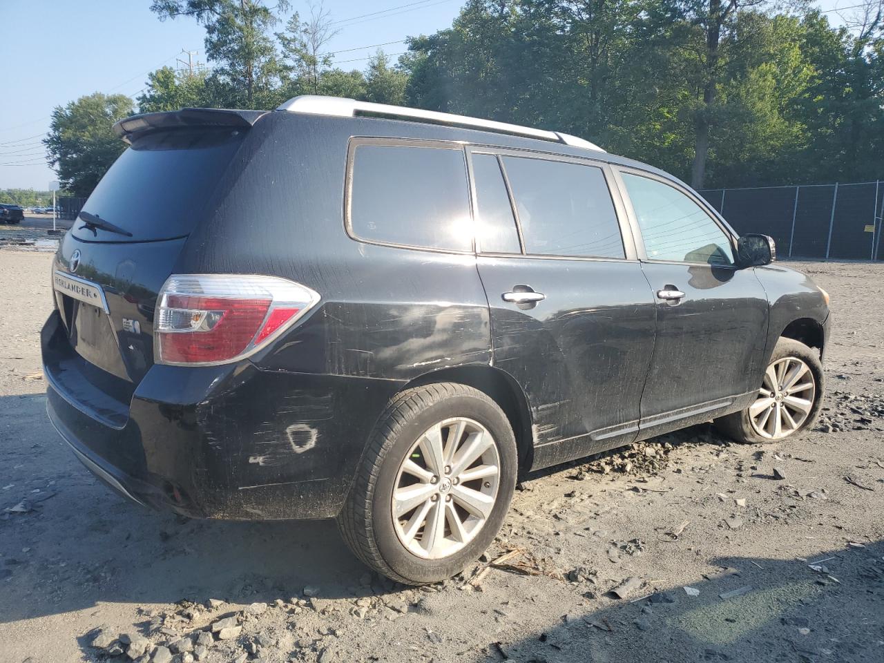 2010 Toyota Highlander Hybrid Черный vin: JTEBW3EH6A2039717