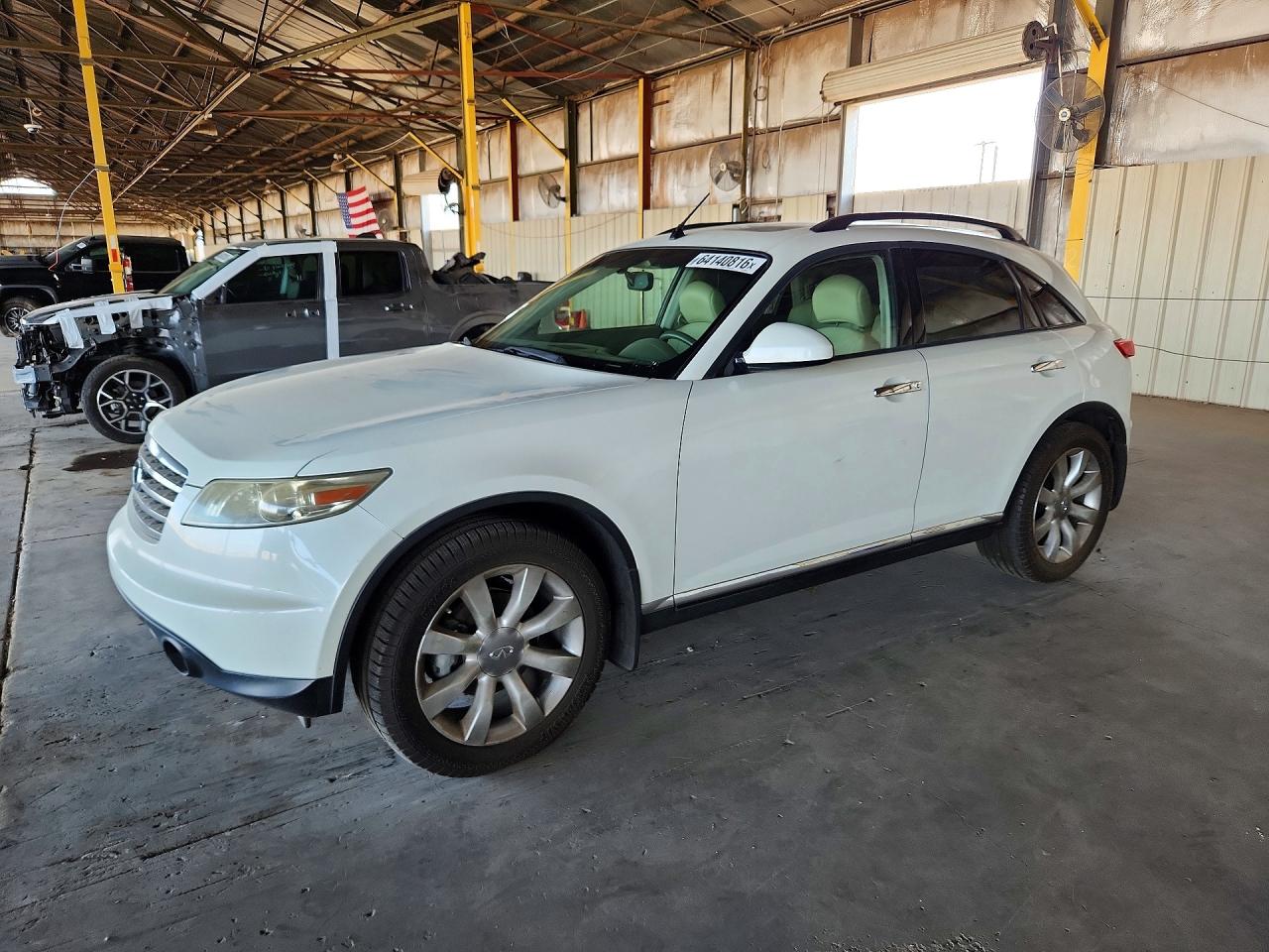 2007 Infiniti Fx35 Base Белый vin: JNRAS08W17X209062