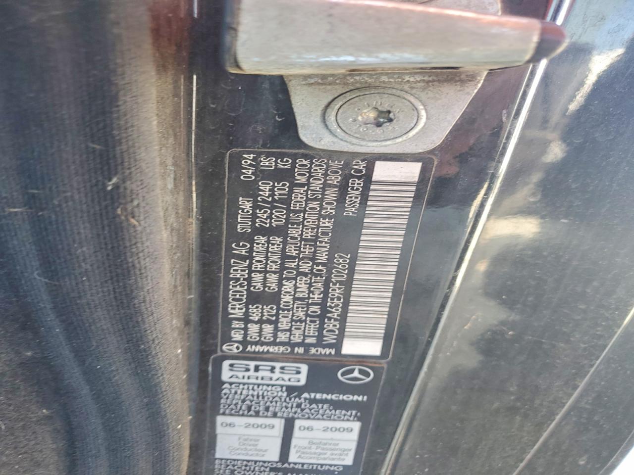 1994 Mercedes-benz Sl 320 Black vin: WDBFA63E9RF102682