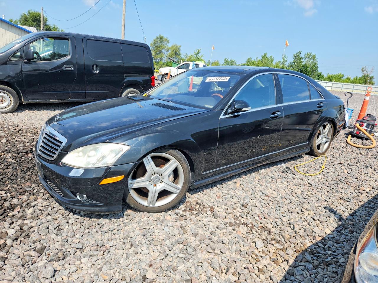 2008 Mercedes-benz S 550 4matic Black vin: WDDNG86XX8A184931