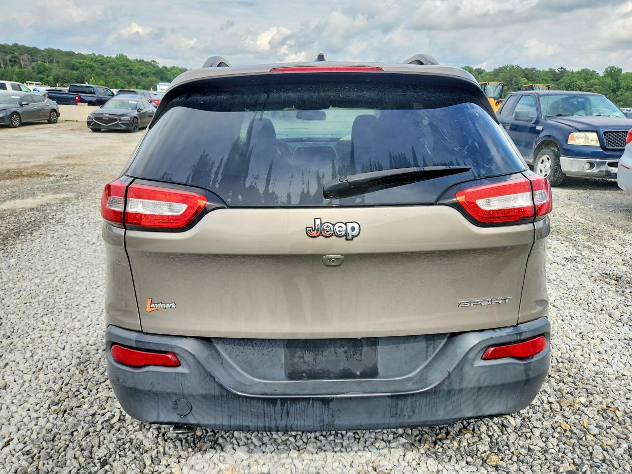 2016 Jeep Cherokee Sport Желто-коричневый vin: 1C4PJLAB2GW265541