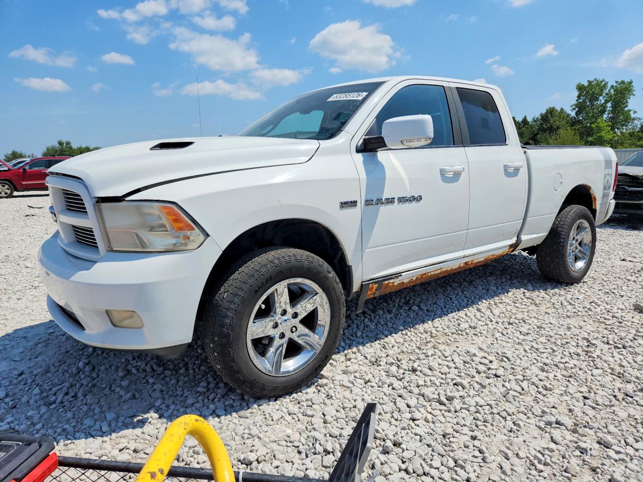2012 Dodge Ram 1500 Sport White vin: 1C6RD7HT9CS105218