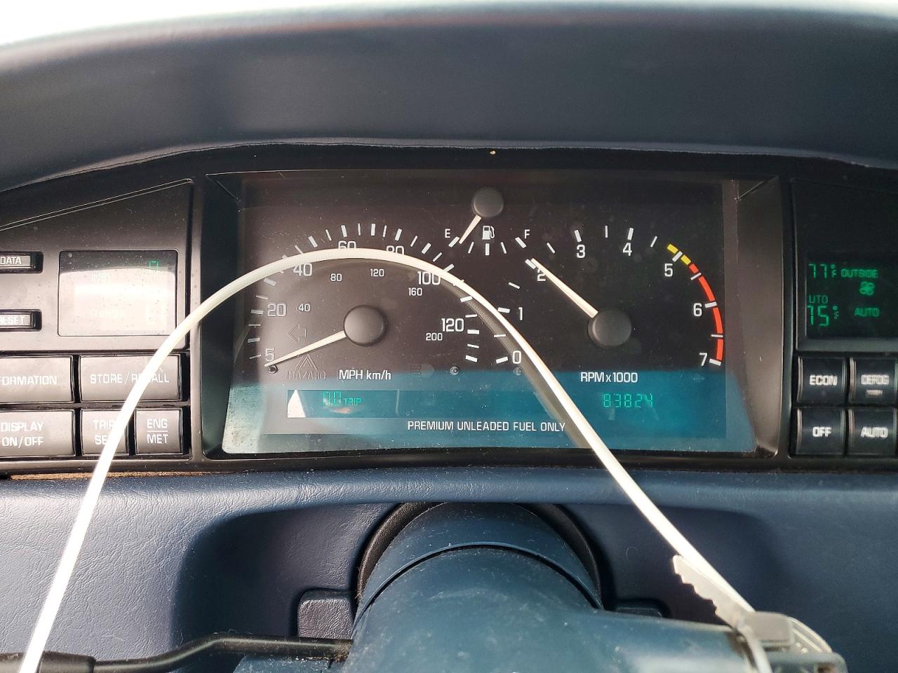 1993 Cadillac Eldorado Touring Синий vin: 1G6EL12B7PU618889
