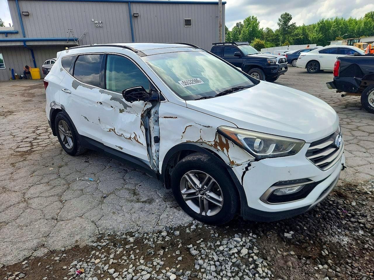 2018 Hyundai Santa Fe Sport 2.4l Белый vin: 5NMZU3LB2JH078131
