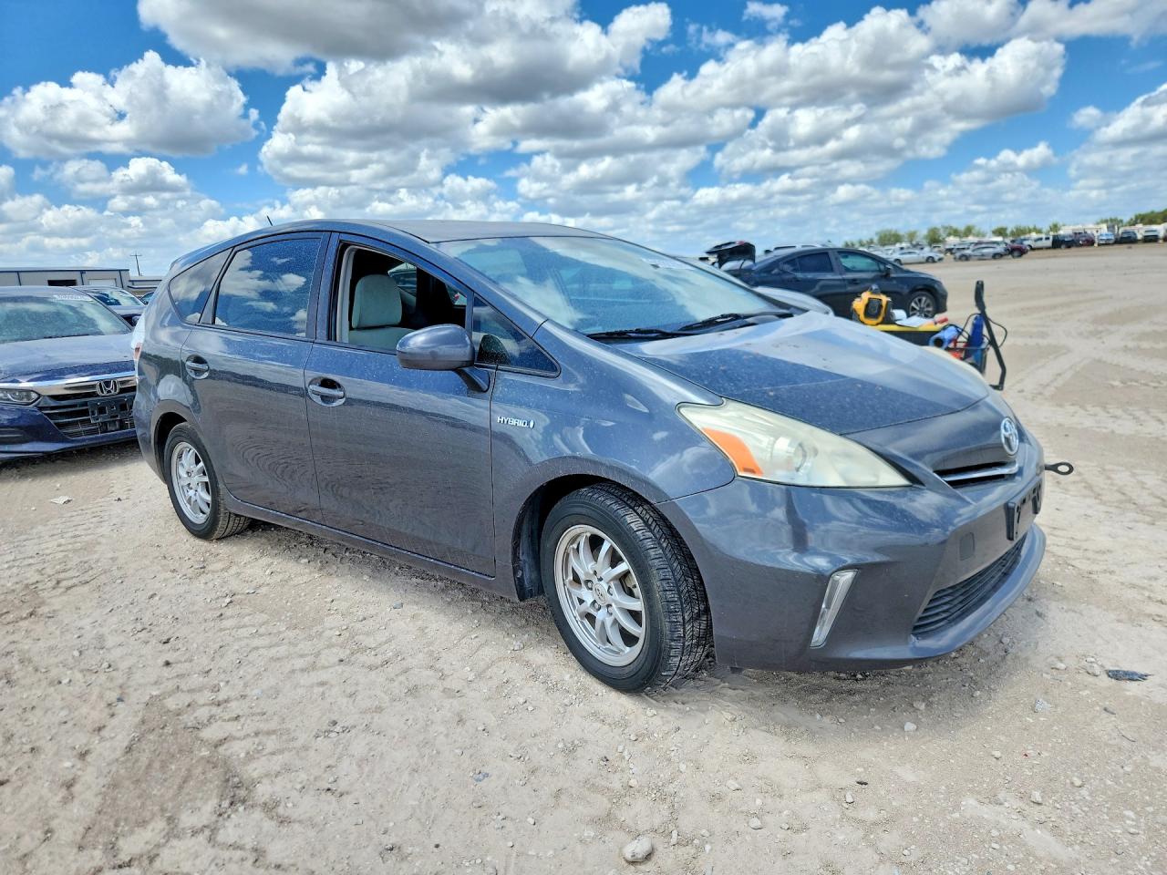 2012 Toyota Prius V Three Gray vin: JTDZN3EU2C3111710