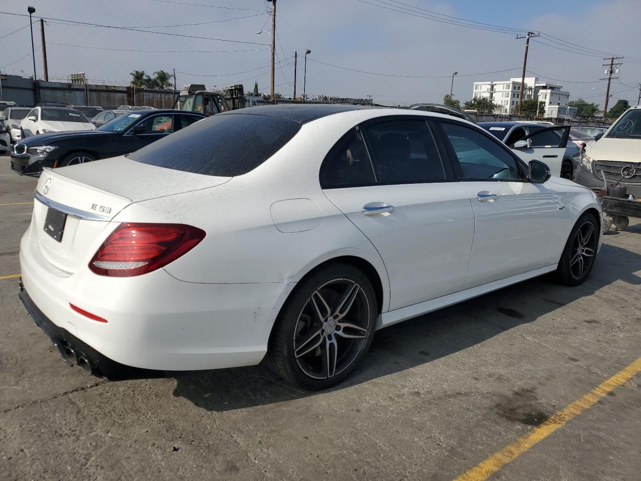 2020 Mercedes-benz E Amg 53 4matic   White vin: WDDZF6BB6LA709270