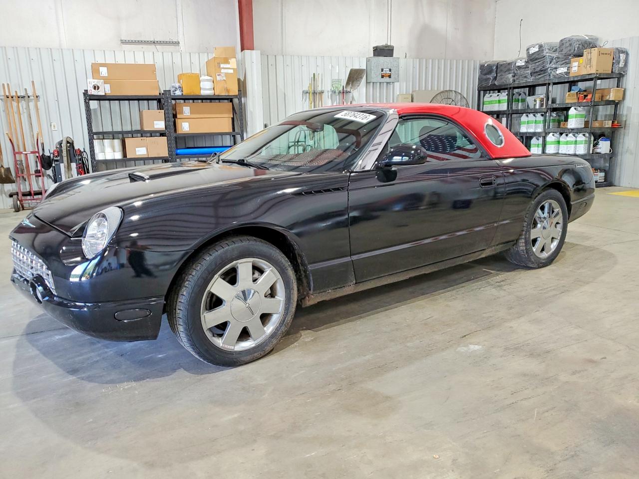 2002 Ford Thunderbird Black vin: 1FAHP60A02Y111037