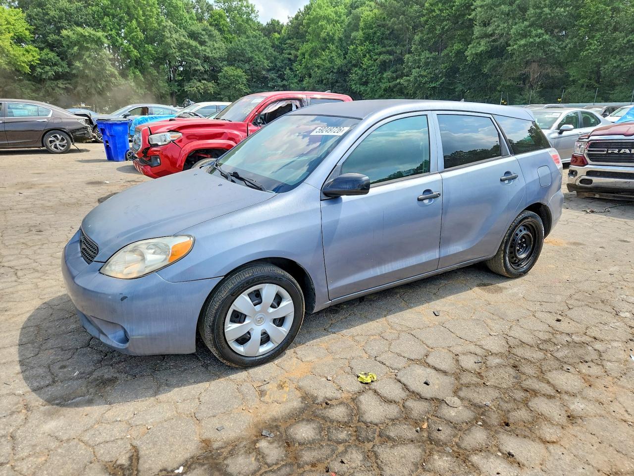 2007 Toyota Corolla Matrix Xr Blue vin: 2T1KR32E97C658022