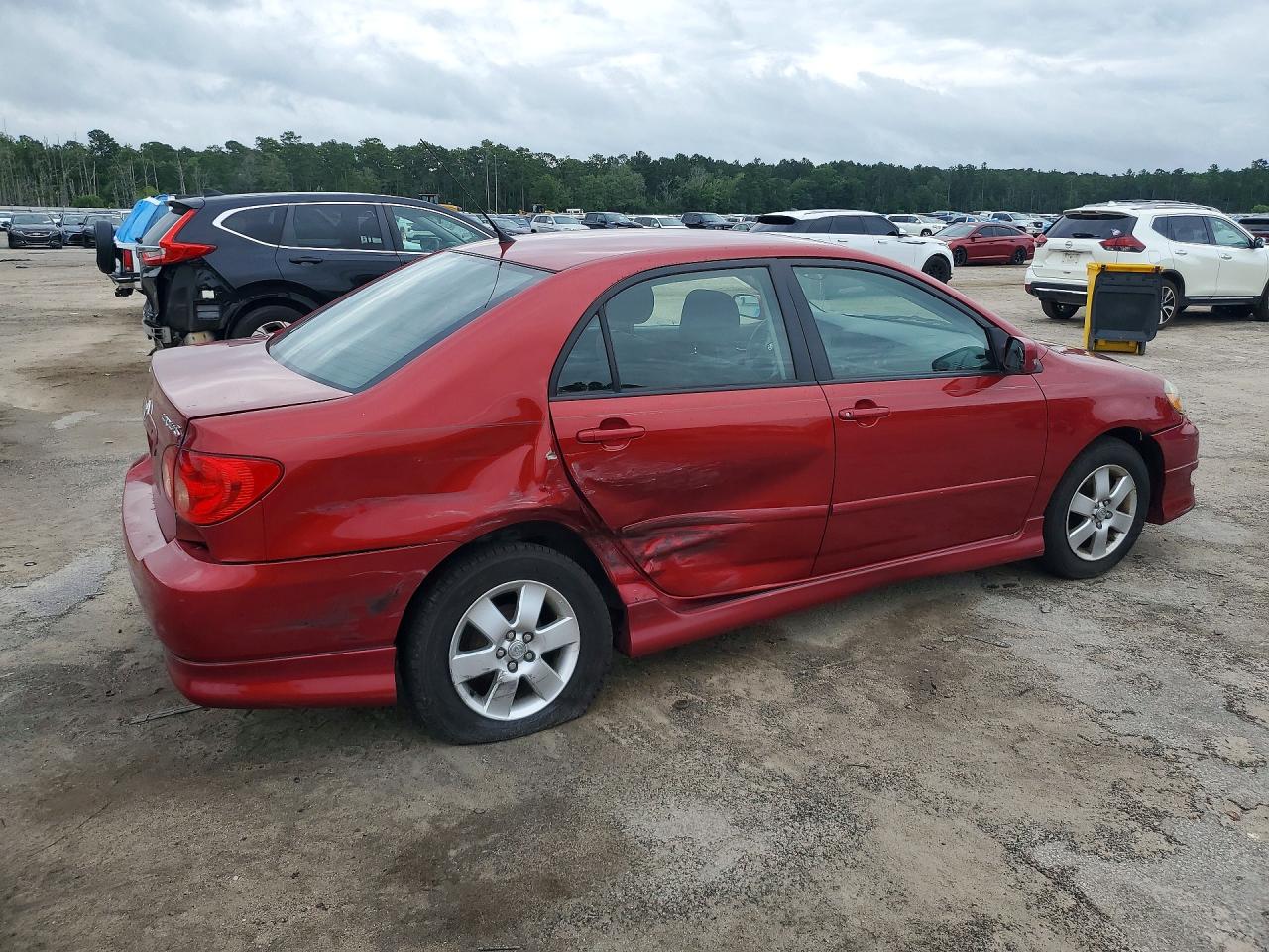2005 Toyota Corolla S Red vin: 2T1BR32E05C324085