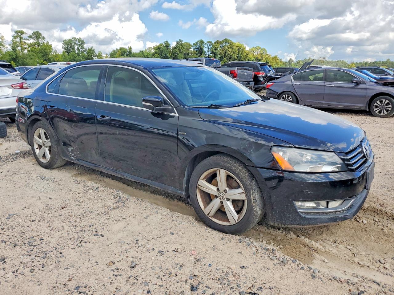 2015 Volkswagen Passat S Black vin: 1VWAS7A33FC121142