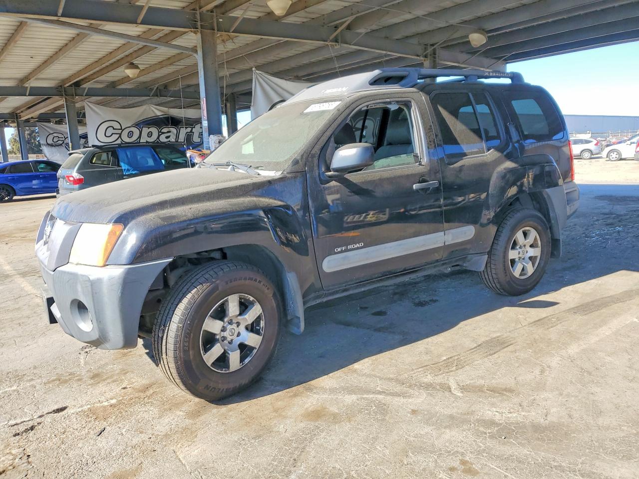2007 Nissan Xterra X Black vin: 5N1AN08W67C524613