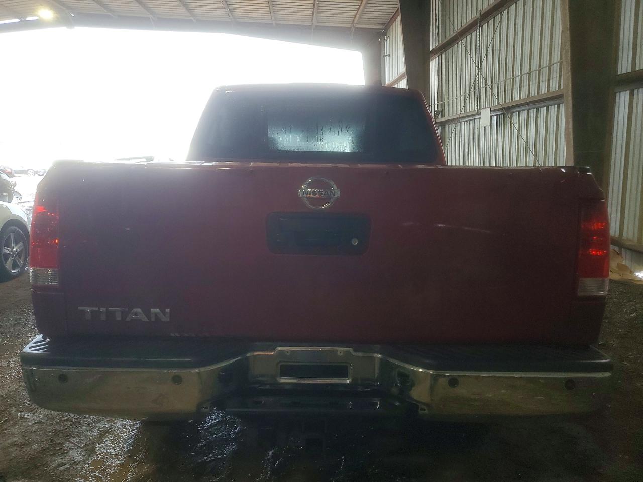 2015 Nissan Titan Sv Red vin: 1N6AA0EDXFN514573