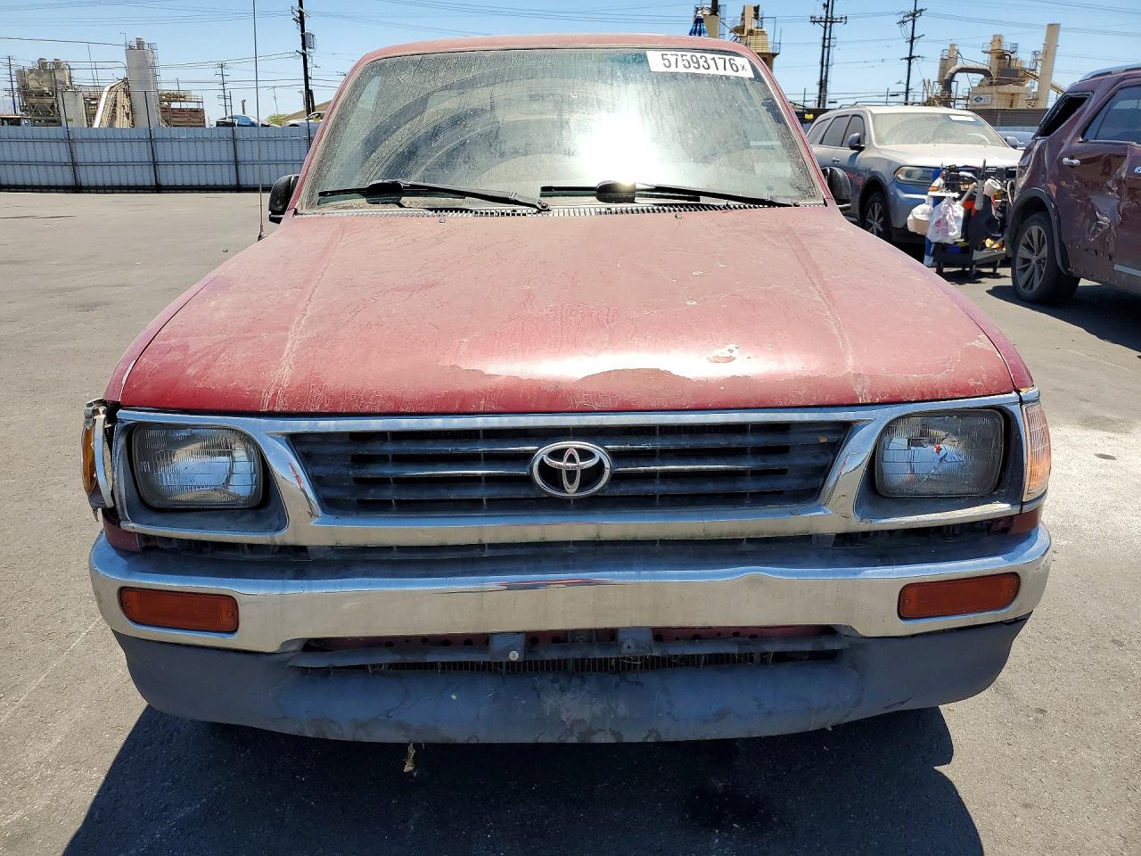 1995 Toyota Tacoma Xtracab Burgundy vin: 4TAVN53F8SZ069923