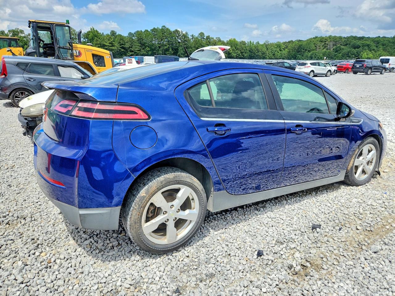 2013 Chevrolet Volt Синий vin: 1G1RB6E42DU106487