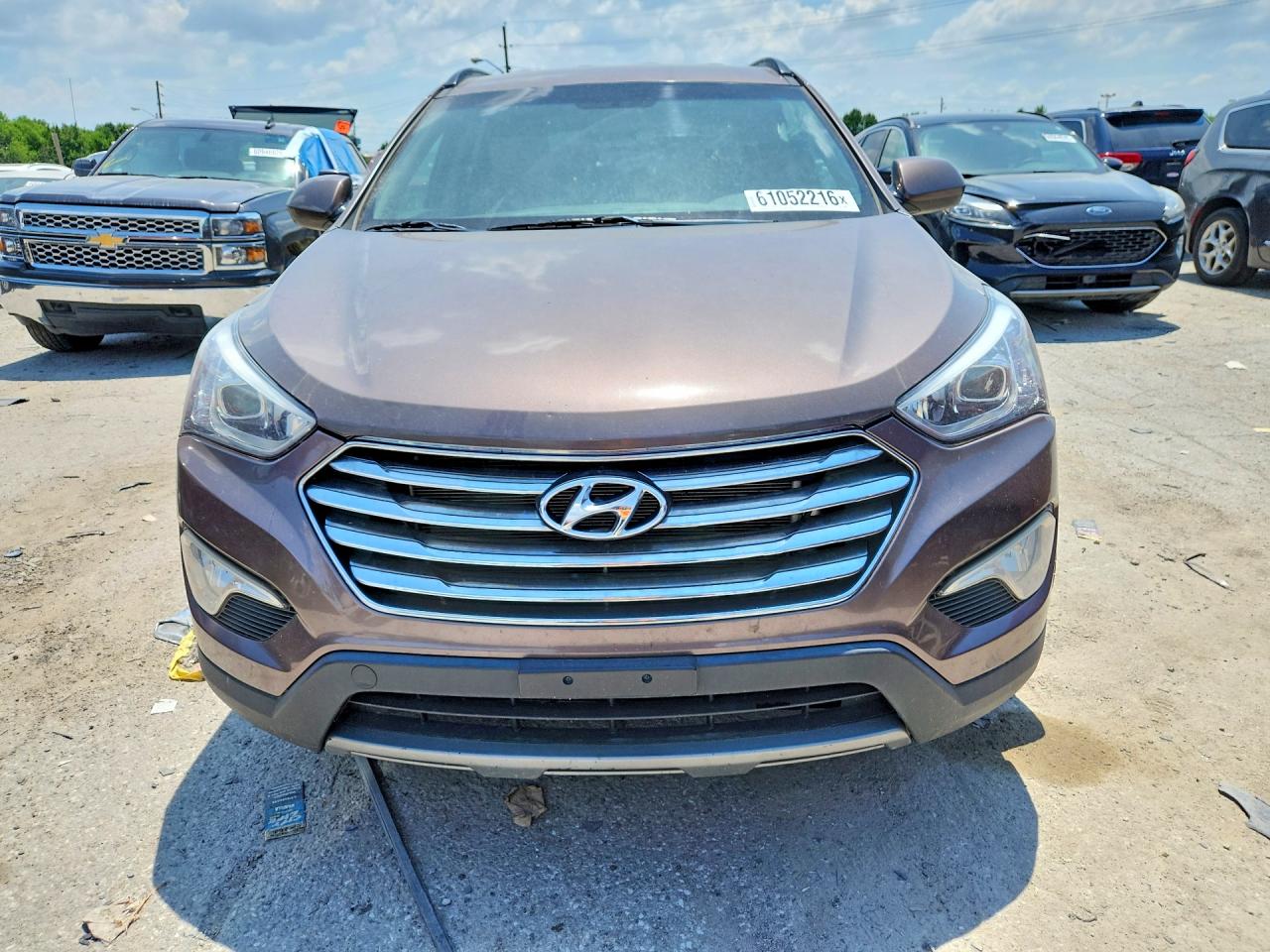 2014 Hyundai Santa Fe Gls Brown vin: KM8SMDHF9EU043986