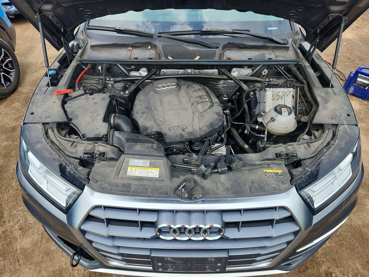 2018 Audi Q5 Premium Plus Серый vin: WA1BNAFY9J2142036
