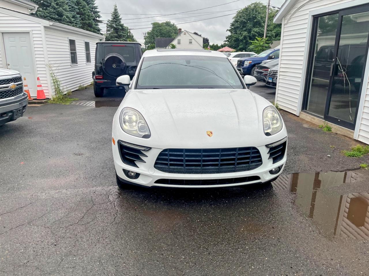 2015 Porsche Macan S White vin: WP1AB2A59FLB63160