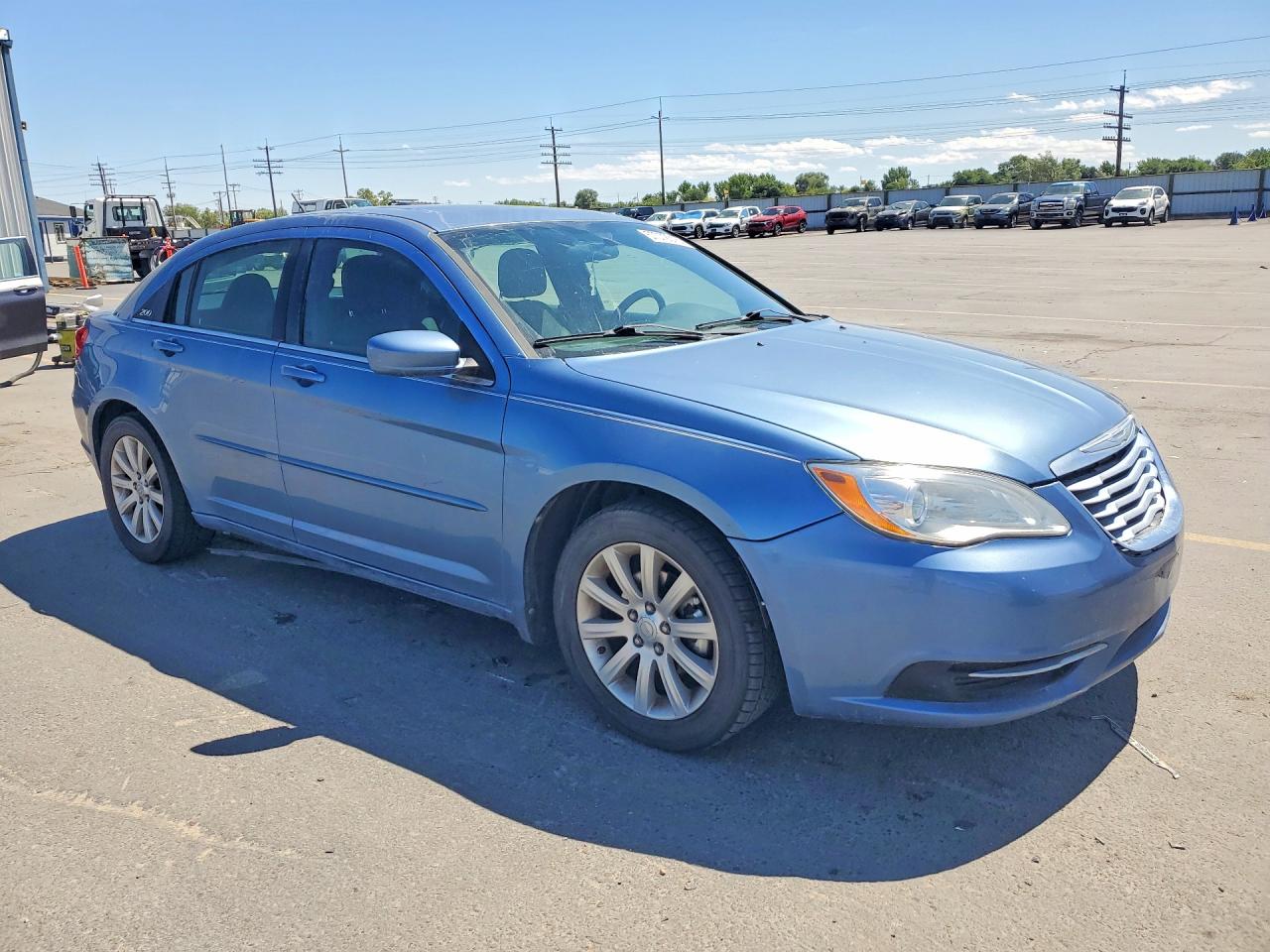 2011 Chrysler 200 Touring Blue vin: 1C3BC1FG8BN553614