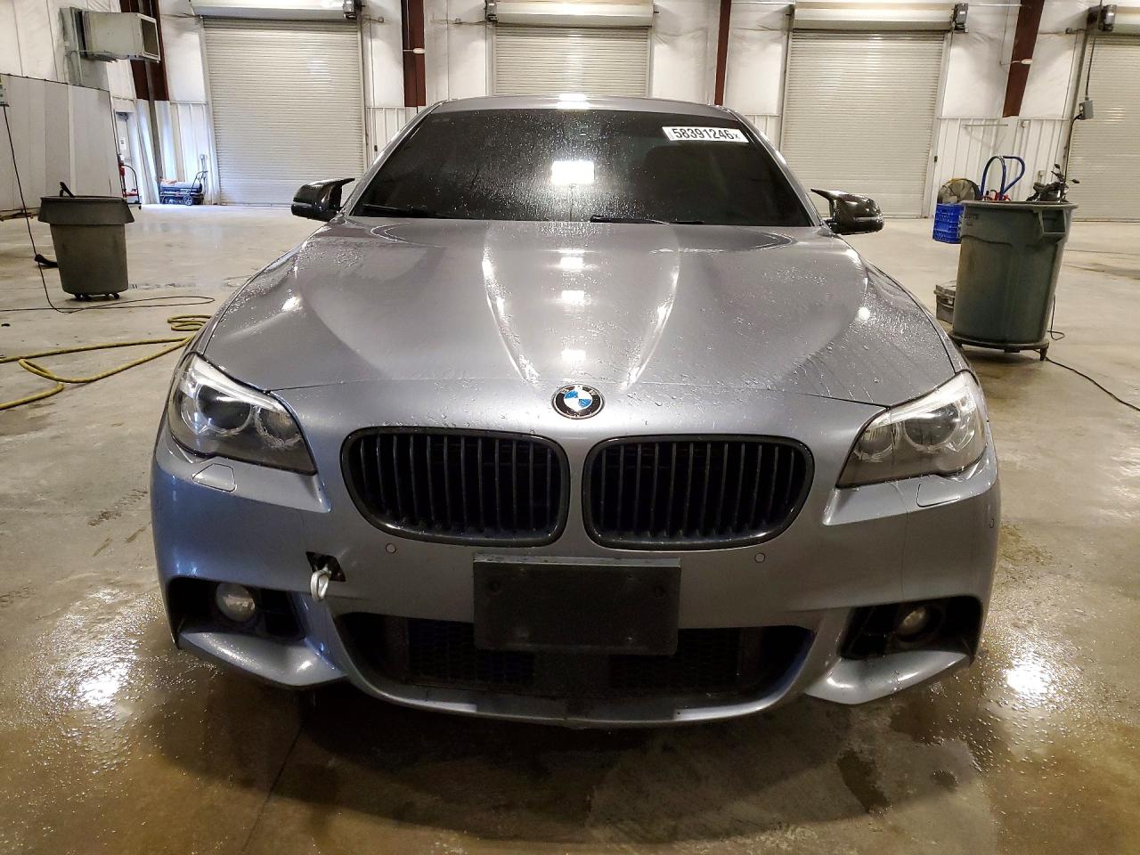 2014 Bmw 550 Xi Silver vin: WBAKP9C53ED693448