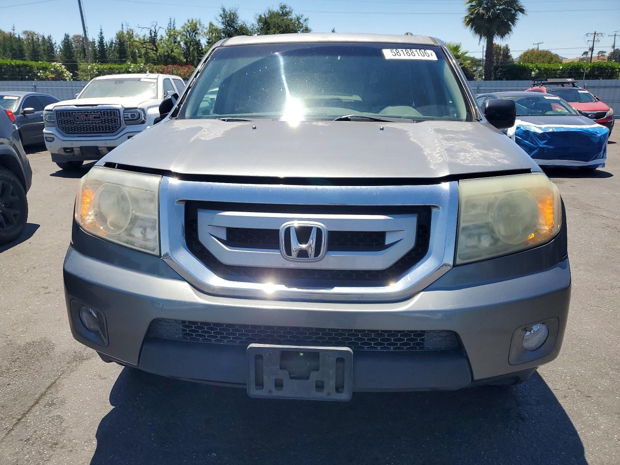 2009 Honda Pilot Exl Gray vin: 5FNYF38529B002611