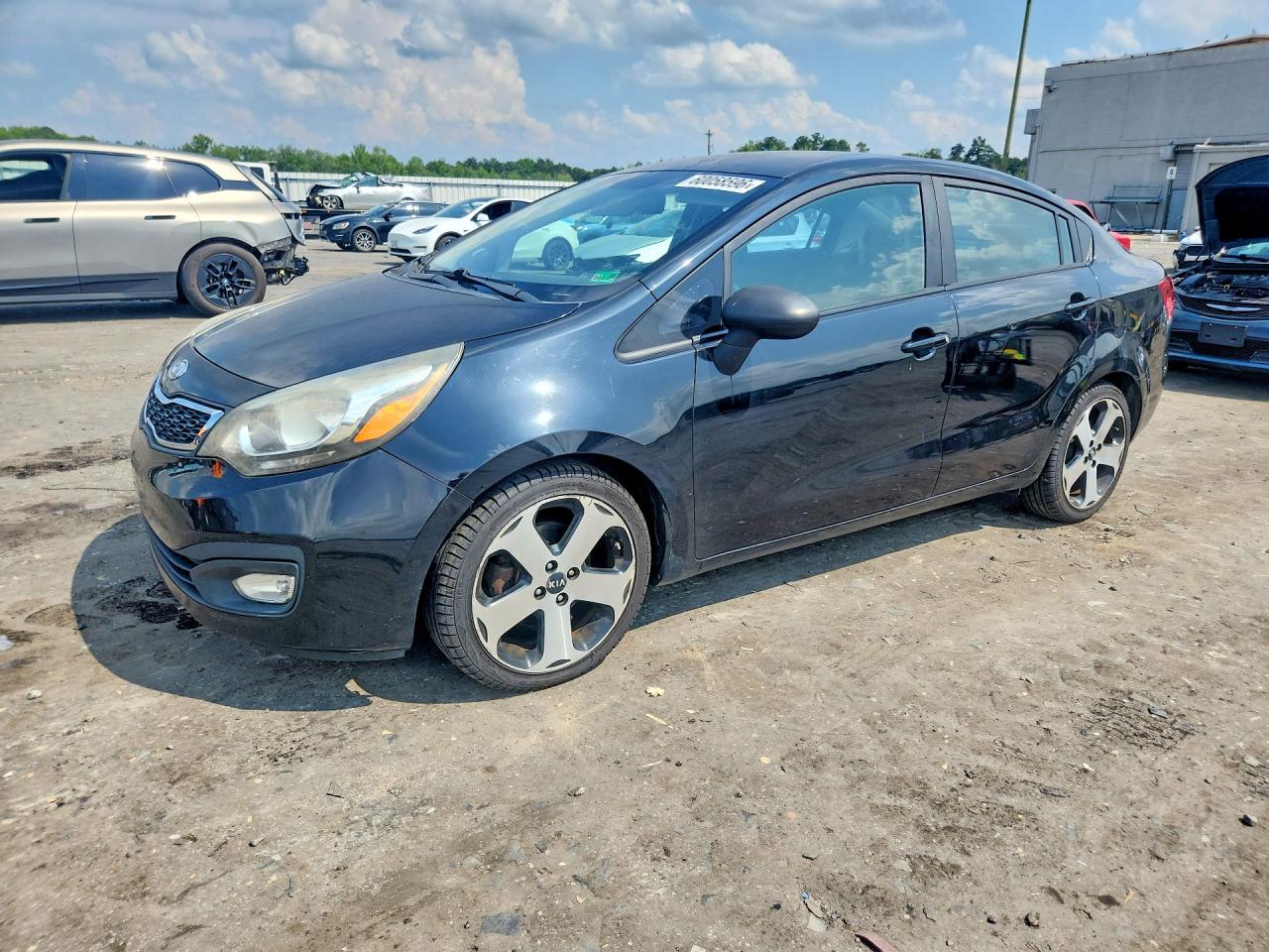 2012 Kia Rio Sx Black vin: KNADN4A30C6046607