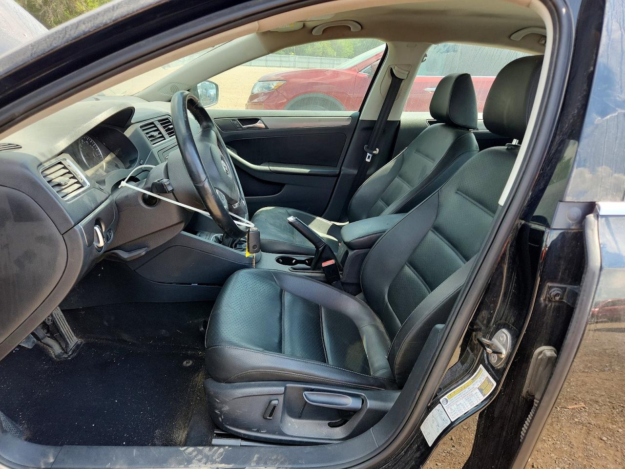 2013 Volkswagen Jetta Tdi Black vin: 3VW3L7AJ0DM408857