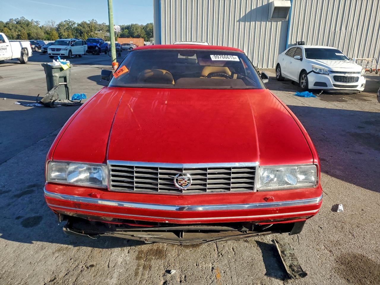 1988 Cadillac Allante Red vin: 1G6VR3174JU100365