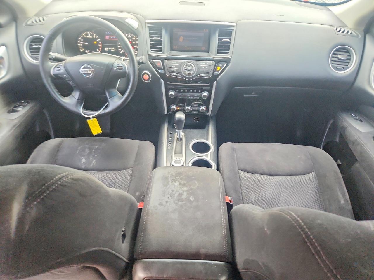 2014 Nissan Pathfinder Sv White vin: 5N1AR2MM0EC688294