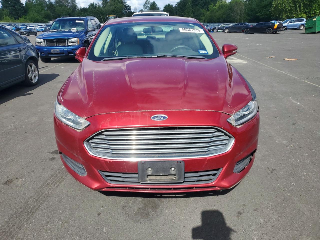 2015 Ford Fusion Se Red vin: 3FA6P0HD2FR244258