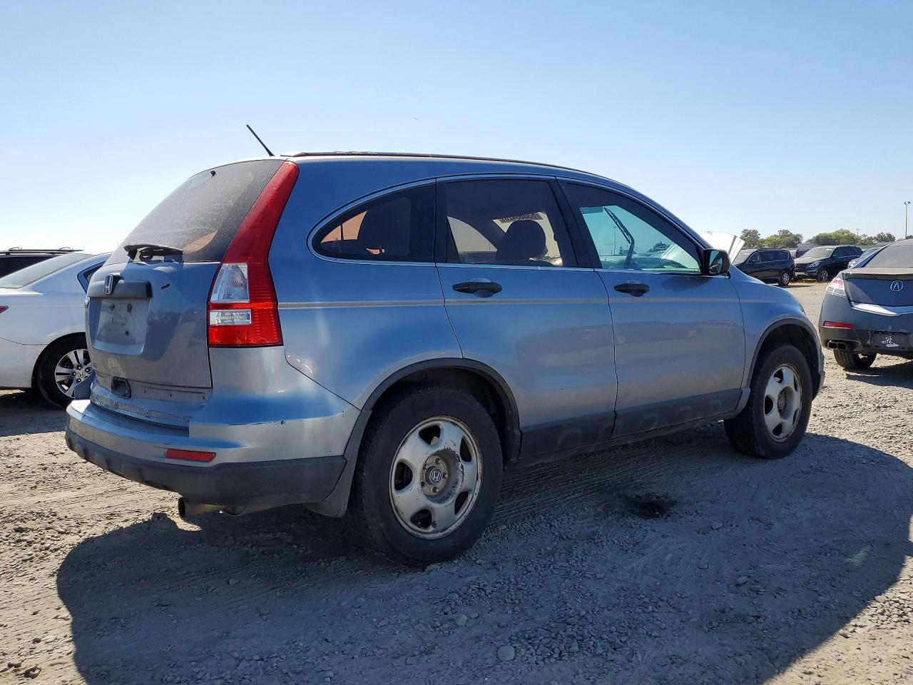 2010 Honda Cr-v Lx Blue vin: 3CZRE3H38AG700767