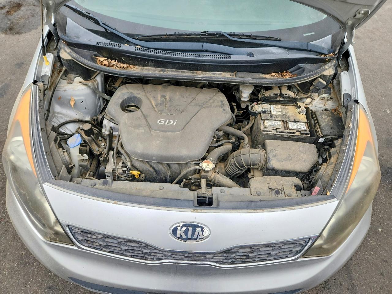 2014 Kia Rio Ex Silver vin: KNADN5A3XE6355414