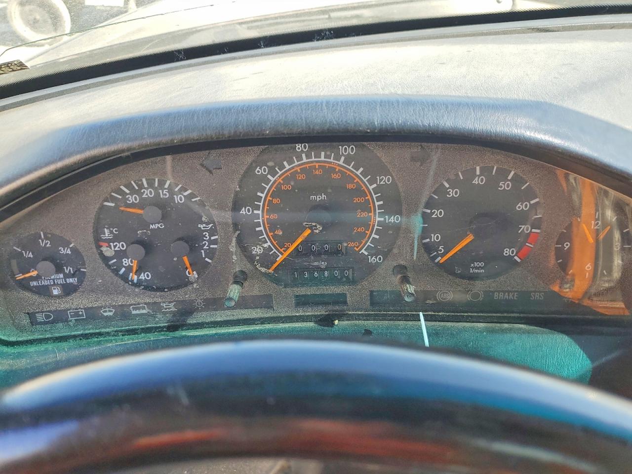 1994 Mercedes-benz Sl 320 Black vin: WDBFA63E9RF102682