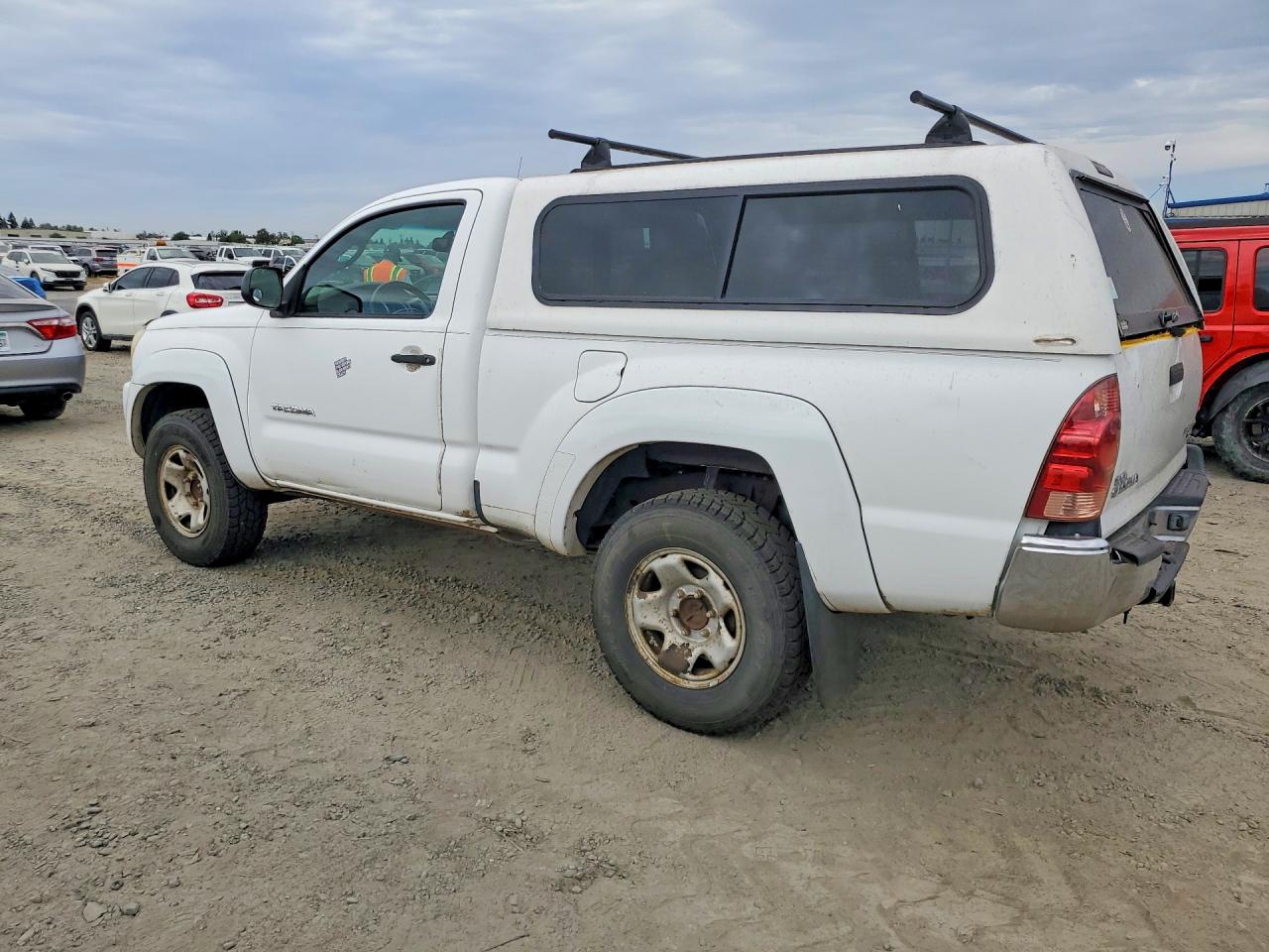 2006 Toyota Tacoma Prerunner Белый vin: 5TENX62N56Z301434