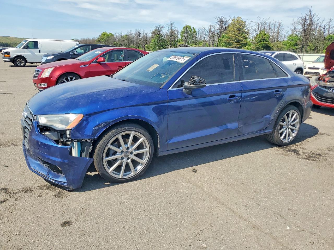 2015 Audi A3 Premium Plus Blue vin: WAUCJGFF6F1075655